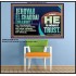 JEHOVAH EL SHADDAI GOD ALMIGHTY OUR GOODNESS FORTRESS HIGH TOWER DELIVERER AND SHIELD  Christian Quotes Poster  GWPOSTER10752  "36x24"