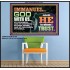 IMMANUEL..GOD WITH US OUR GOODNESS FORTRESS HIGH TOWER DELIVERER AND SHIELD  Christian Quote Poster  GWPOSTER10755  "36x24"