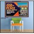 THE GOD OF PEACE SHALL BRUISE SATAN UNDER YOUR FEET SHORTLY  Scripture Art Prints Poster  GWPOSTER10760  "36x24"