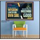 HE THAT GETTETH WISDOM LOVETH HIS OWN SOUL  Bible Verse Art Poster  GWPOSTER10761  