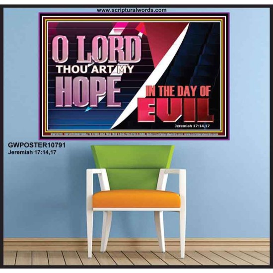 O LORD THAT ART MY HOPE IN THE DAY OF EVIL  Christian Paintings Poster  GWPOSTER10791  