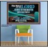 THE VOICE OF THE LORD GIVE STRENGTH UNTO HIS PEOPLE  Contemporary Christian Wall Art Poster  GWPOSTER10795  "36x24"