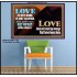 LOVE IS NOT RUDE AND IS NOT SELFISH  Sanctuary Wall Poster  GWPOSTER11760  "36x24"