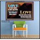 LOVE IS NOT RUDE AND IS NOT SELFISH  Sanctuary Wall Poster  GWPOSTER11760  