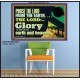 PRAISE THE LORD FROM THE EARTH  Children Room Wall Poster  GWPOSTER12033  