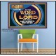 THE WORD OF THE LORD IS FOREVER SETTLED  Ultimate Inspirational Wall Art Poster  GWPOSTER12035  
