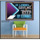 SAVE ME AND I SHALL KEEP THY TESTIMONIES  Wall Décor Poster  GWPOSTER12050  