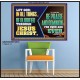 LET GOD IN ALL THINGS BE GLORIFIED THROUGH JESUS CHRIST  Christian Wall Décor  GWPOSTER12070  