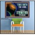 THUS SAITH THE LORD I WILL STRENGTHEN THEE  Bible Scriptures on Love Poster  GWPOSTER12078  "36x24"