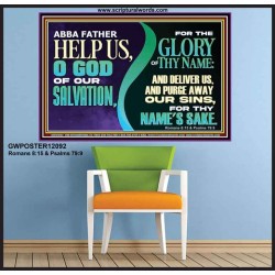 ABBA FATHER HELP US   Biblical Art Poster  GWPOSTER12092  "36x24"