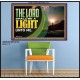THE LORD SHALL BE A LIGHT UNTO ME  Custom Wall Art  GWPOSTER12123  