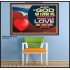 BELOVED IF GOD SO LOVED US  Custom Biblical Paintings  GWPOSTER12130  "36x24"