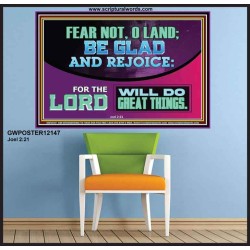THE LORD WILL DO GREAT THINGS  Custom Inspiration Bible Verse Poster  GWPOSTER12147  "36x24"