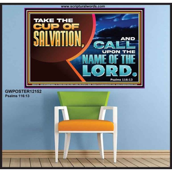 TAKE THE CUP OF SALVATION  Art & Décor Poster  GWPOSTER12152  