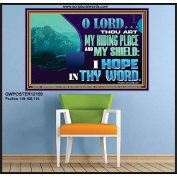 THOU ART MY HIDING PLACE AND SHIELD  Large Custom Poster   GWPOSTER12159  "36x24"