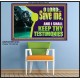 SAVE ME AND I SHALL KEEP THY TESTIMONIES  Inspirational Bible Verses Poster  GWPOSTER12163  