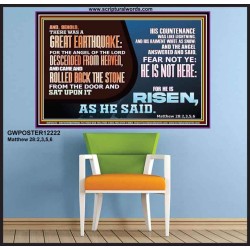 AND THE ANGEL OF THE LORD DESCENDED FROM HEAVEN  Righteous Living Christian Picture  GWPOSTER12222  "36x24"