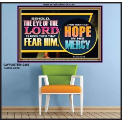 THE EYE OF THE LORD IS UPON THEM THAT FEAR HIM  Church Poster  GWPOSTER12356  "36x24"