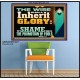 THE WISE SHALL INHERIT GLORY  Sanctuary Wall Poster  GWPOSTER12417  