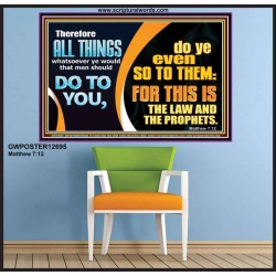 THE LAW AND THE PROPHETS  Scriptural Décor  GWPOSTER12695  "36x24"