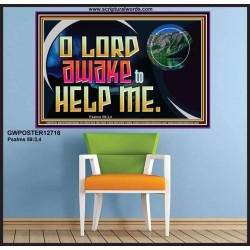 O LORD AWAKE TO HELP ME  Christian Quote Poster  GWPOSTER12718  "36x24"