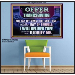 PAY THY VOWS UNTO THE MOST HIGH  Christian Artwork  GWPOSTER12730  "36x24"