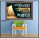 HE THAT FOLLOWETH ME SHALL NOT WALK IN DARKNESS  Modern Christian Wall Décor  GWPOSTER12956  