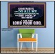DO ALL MY COMMANDMENTS AND BE HOLY   Bible Verses to Encourage  Poster  GWPOSTER12962  