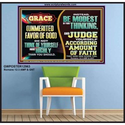 GRACE UNMERITED FAVOR OF GOD  Bible Scriptures on Love Poster  GWPOSTER12963  "36x24"