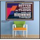 BETTER IS THE END OF A THING THAN THE BEGINNING THEREOF  Contemporary Christian Wall Art Poster  GWPOSTER12971  