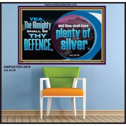 THE ALMIGHTY SHALL BE THY DEFENCE  Religious Art Poster  GWPOSTER12979  "36x24"