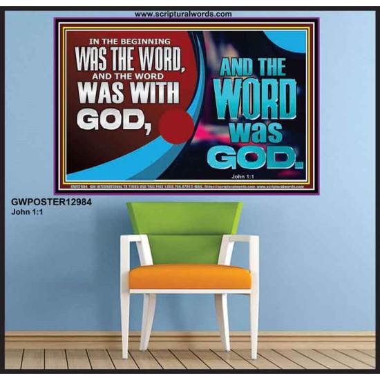 THE WORD OF LIFE THE FOUNDATION OF HEAVEN AND THE EARTH  Ultimate Inspirational Wall Art Picture  GWPOSTER12984  