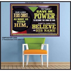 POWER TO BECOME THE SONS OF GOD  Eternal Power Picture  GWPOSTER12989  "36x24"