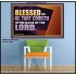 BLESSED BE HE THAT COMETH IN THE NAME OF THE LORD  Ultimate Inspirational Wall Art Poster  GWPOSTER13038  "36x24"