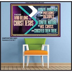 THOSE WHO BELONG TO CHRIST JESUS  Ultimate Power Poster  GWPOSTER13051  "36x24"