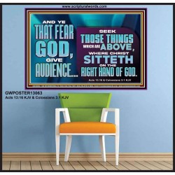 THE RIGHT HAND OF GOD  Church Office Poster  GWPOSTER13063  "36x24"