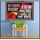 IF THE SON THEREFORE SHALL MAKE YOU FREE  Ultimate Inspirational Wall Art Poster  GWPOSTER13066  