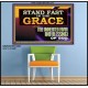 STAND FAST IN THE GRACE THE UNMERITED FAVOR AND BLESSING OF GOD  Unique Scriptural Picture  GWPOSTER13067  