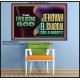 EVERLASTING GOD JEHOVAH EL SHADDAI GOD ALMIGHTY   Christian Artwork Glass Poster  GWPOSTER13101  