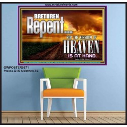 THE KINGDOM OF HEAVEN IS AT HAND  Children Room Poster  GWPOSTER9571  "36x24"