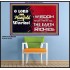 MANY ARE THY WONDERFUL WORKS O LORD  Children Room Poster  GWPOSTER9580  "36x24"