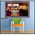 THE LORD GAVE THE WORD  Bathroom Wall Art  GWPOSTER9604  "36x24"