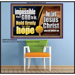 GOD NEVER LIE ONLY BELIEVE  Art & Wall Décor  GWPOSTER9820  "36x24"