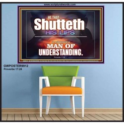 ARE YOU A MAN OF UNDERSTANDING  Contemporary Christian Wall Art Poster  GWPOSTER9912  "36x24"