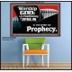 JESUS CHRIST THE SPIRIT OF PROPHESY  Encouraging Bible Verses Poster  GWPOSTER9952  