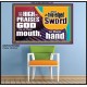 A TWO EDGED SWORD  Contemporary Christian Wall Art Poster  GWPOSTER9965  
