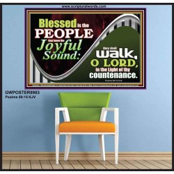 DO YOU KNOW THE JOYFUL SOUND  Sciptural Décor  GWPOSTER9983  "36x24"