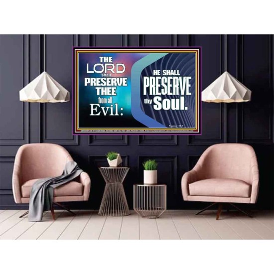 THY SOUL IS PRESERVED FROM ALL EVIL  Wall Décor  GWPOSTER10087  