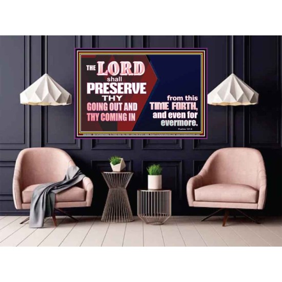 THY GOING OUT AND COMING IN IS PRESERVED  Wall Décor  GWPOSTER10088  