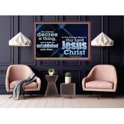 THE LIGHT SHALL SHINE UPON THY WAYS  Christian Quote Poster  GWPOSTER10296  "36x24"